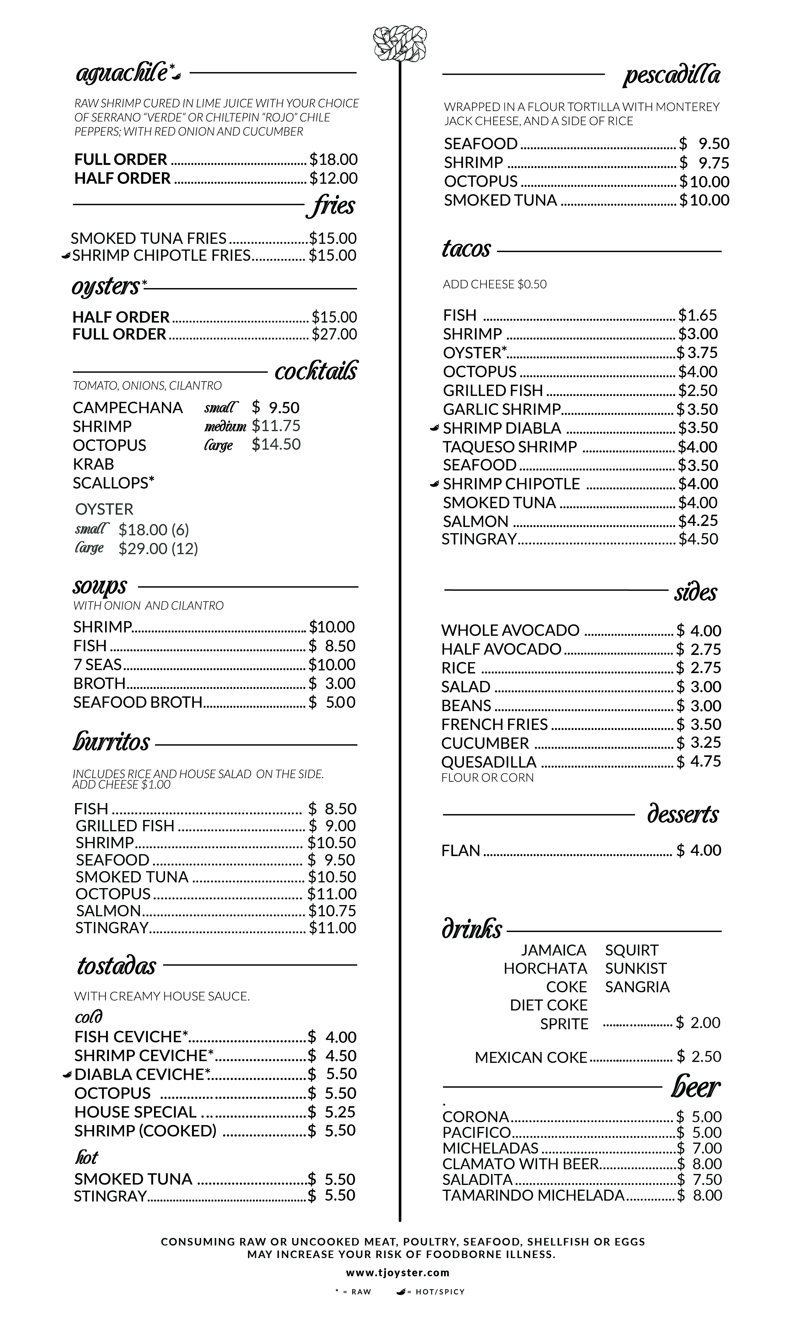 TJ Oyster Bar 4246 Bonita Rd